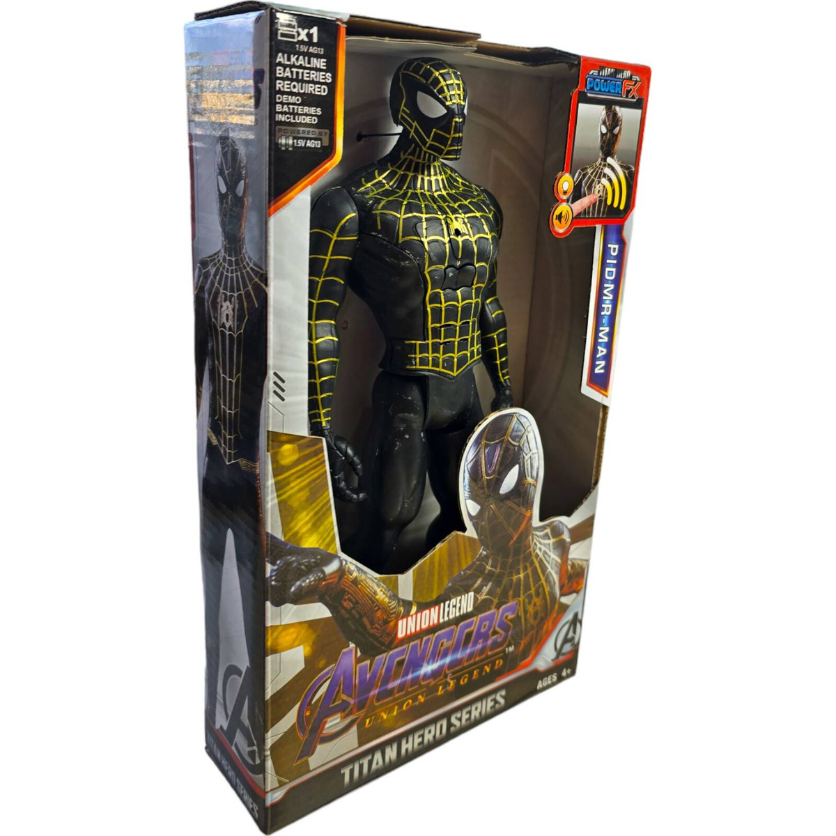 SPIDERMAN FIGURKA SPIDERMANA INTERAKTYWNA RUCHOME RĘCE NOGI ŚWIECI DŹWIĘK