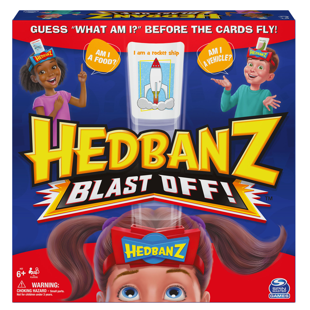 GRA HEDBANZ BLAST OFF! KIM JESTEM? CZYM JESTEM? GRA FAMILIJNA RODZINNA  6+