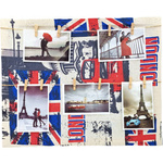 RAMKA NA 5 ZDJĘĆ MULTIFOTO KOLAŻ ANTYRAMA W STYLU URBAN MOTYW LONDYN PARYŻ