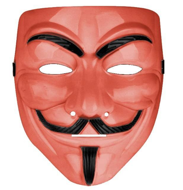Maska Anonymous, V jak Vendetta - metaliczna