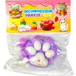 KOCI ŁAPKA GNIOTEK ANTYSTRESOWY SENSORYCZNY FIDGET PSIA ŁAPA SQUISHY PUSH
