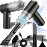 MINI RĘCZNY ODKURZACZ DO DOMU SAMOCHODU BEZPRZEWODOWY DO AUTA  3w1 DMUCHAWA