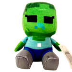 MASKOTKA MINECRAFT BABY ZOMBIE FIGURKA PLUSZAK Z GRY LUDZIK PRZYTULANKA
