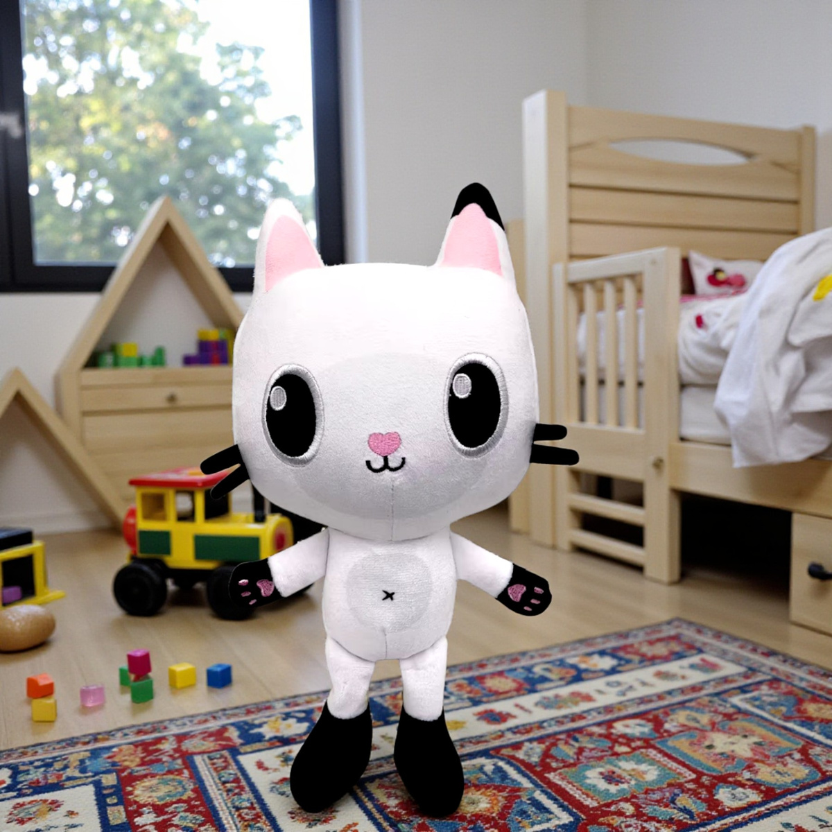 KOCI DOMEK GABI PLUSZOWA MASKOTKA KICIUŚ PANDUŚ KOTEK Z BAJKI PRZYTULANKA