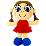 KICIA KOCIA - PLUSZOWA MASKOTKA ADELKA 26cm PRZYTULANKA PLUSZOWA Z BAJKI