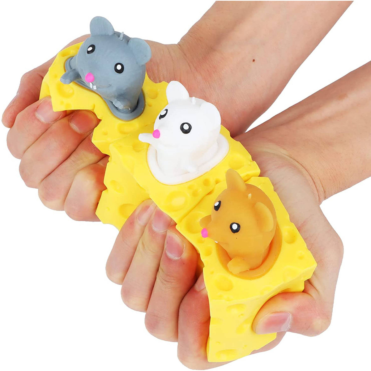 MOCHI SQUISHY GNIOTEK MYSZKA W SERZE ANTYSTRESOWY MYSZ ZABAWKA ANTYSTRESOWA