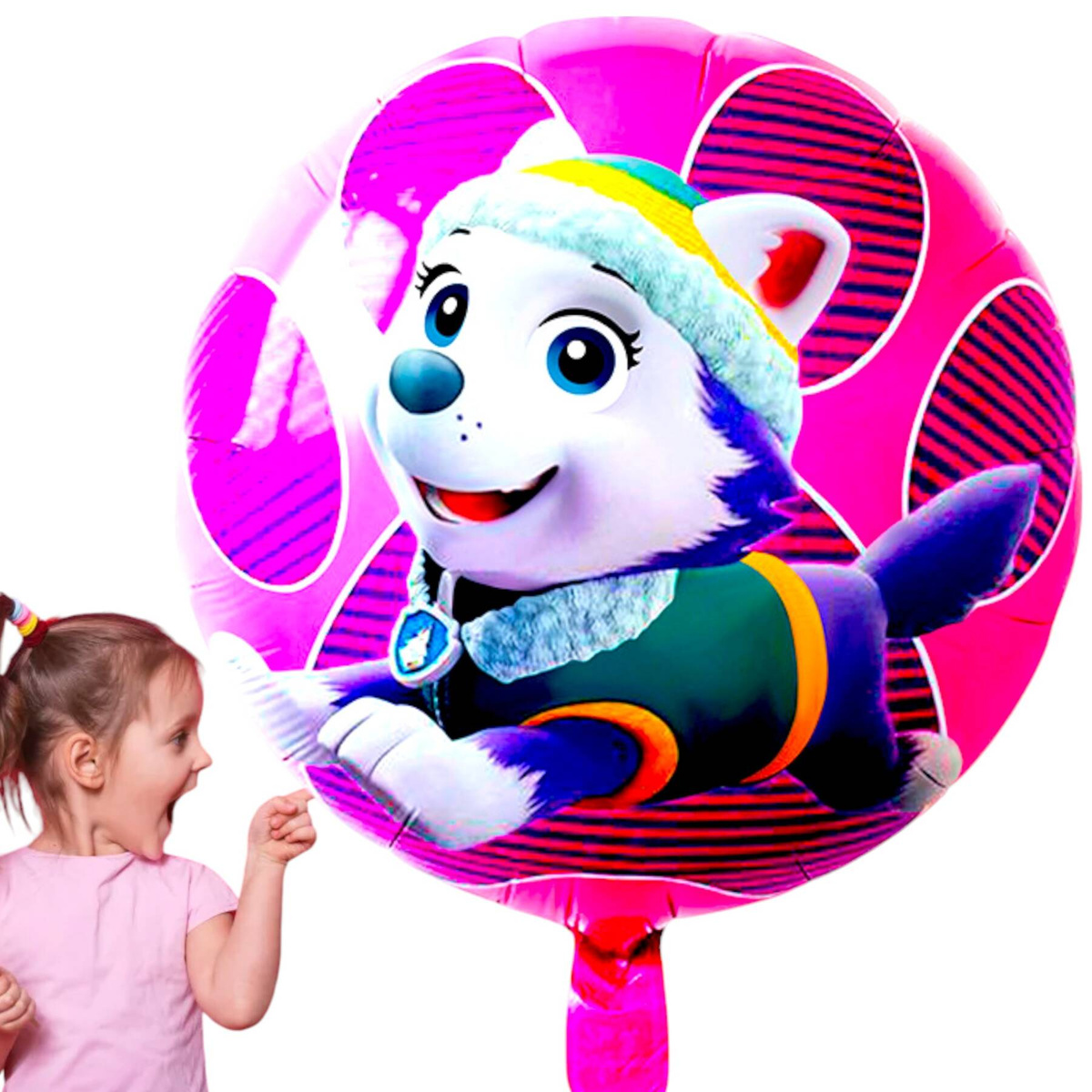 BALON FOLIOWY URODZINOWY 45cm PSI PATROL SKYE EVEREST NA URODZINY DZIECKA