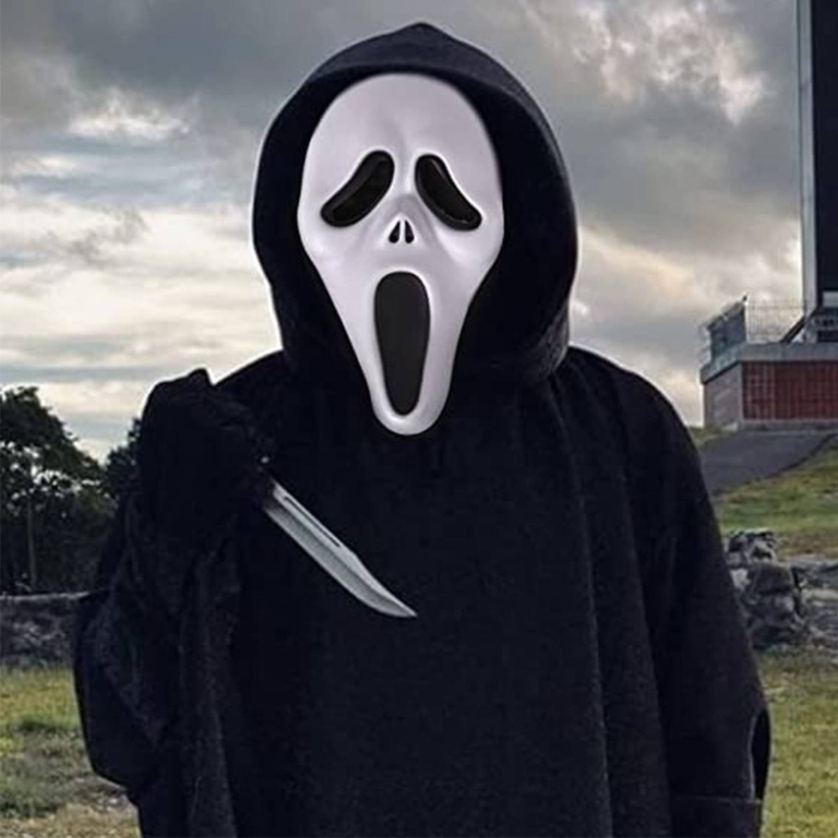 MASKA DUCH KRZYK KAPTUR HALLOWEEN STRASZNY FILM PRZEBRANIE NA I MPREZĘ