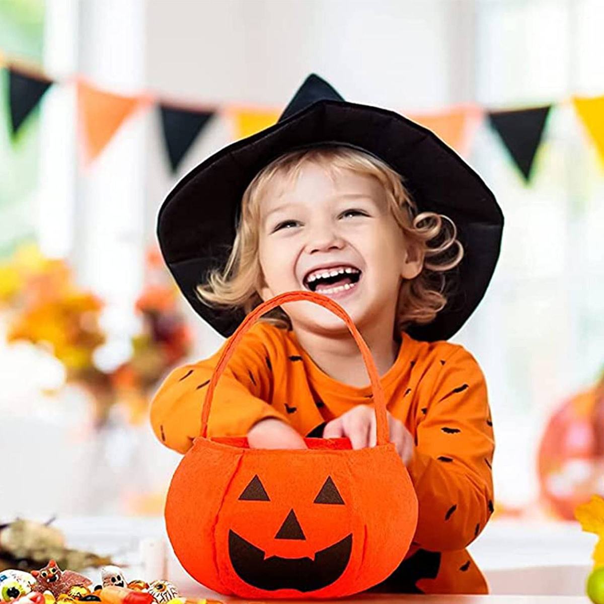 TOREBKA HALLOWEEN NA CUKIERKI WOREK DYNIA TORBA