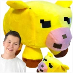 MINECRAFT DUŻA MASKOTKA ŻÓŁTA ŚWINIA PRZYTULANKA PLUSZOWA PLUSZAK Z GRY XXL