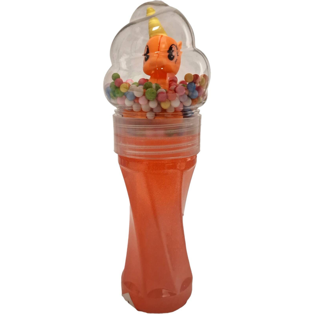 SLIME MASA PLASTYCZNA BROKATOWA W TUBIE GLUTY + FIGURKA JEDNOROŻEC KULECZKI