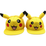 CZAPKA Z DASZKIEM POKEMON PIKACHU DUŻE USZY REGULOWANA DLA DZIECI FULL CAP