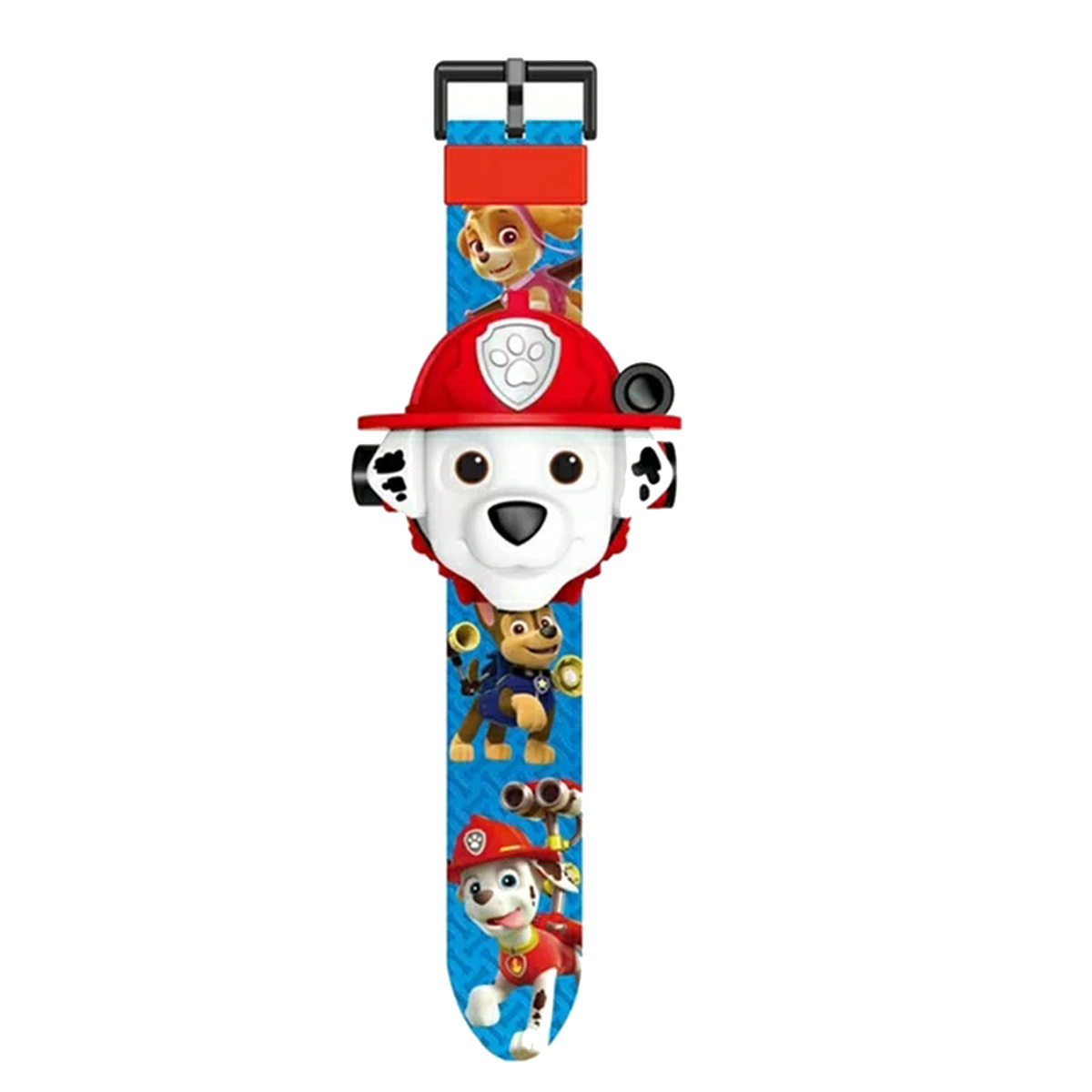 PSI PATROL MARSHALL ZEGAREK Z PROJEKOTOREM 3D DUŻY WYŚWIETLA OBRAZ FIGURKA