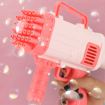 PISTOLET NA BAŃKI MYDLANE MASZYNKA WYRZUTNIA BANIEK MYDLANYCH BAZOOKA PŁYN