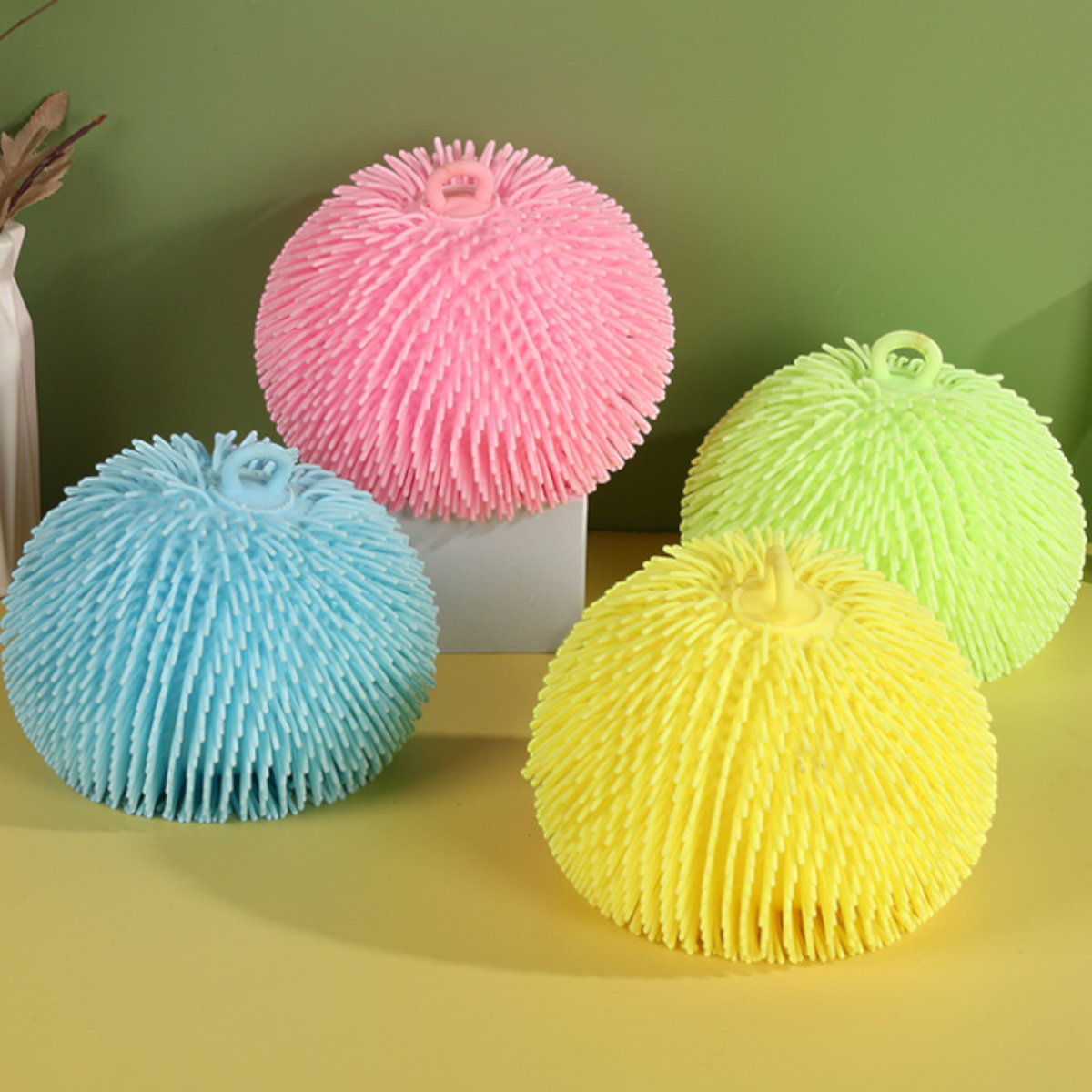 GNIOTEK SQUISHY ŚWIECĄCA PIŁKA ANTYSTRESOWA ZABAWKA SENSORYCZNA DLA DZIECI