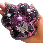 GNIOTEK ANTYSTRESOWY KOCIA ŁAPKA Z POSYPKĄ ZABAWKA SENSORYCZNA ANTYSTRESOWA