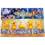 DUŻY ZESTAW FIGUREK POKEMON PIKACHU DUŻA FIGURKA Z BAJKI 5 SZTUK DO ZABAWY