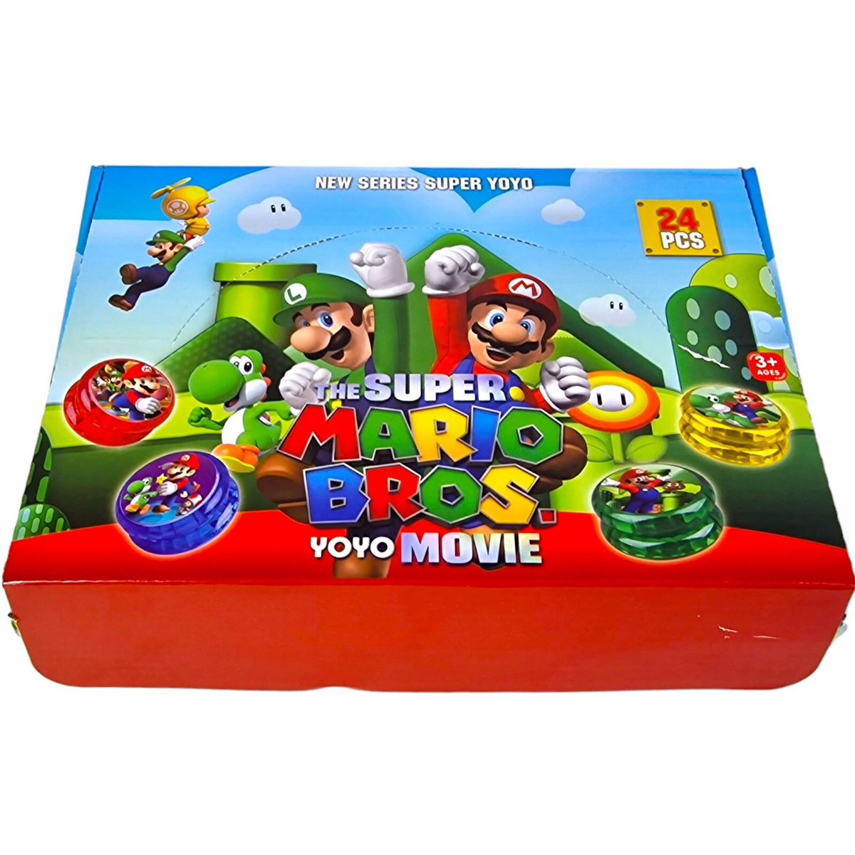 JOJO ŚWIECĄCE YOYO ŚWIECI SUPER MARIO ZABAWKA ZRĘCZNOŚCIOWA DLA DZIECI LED