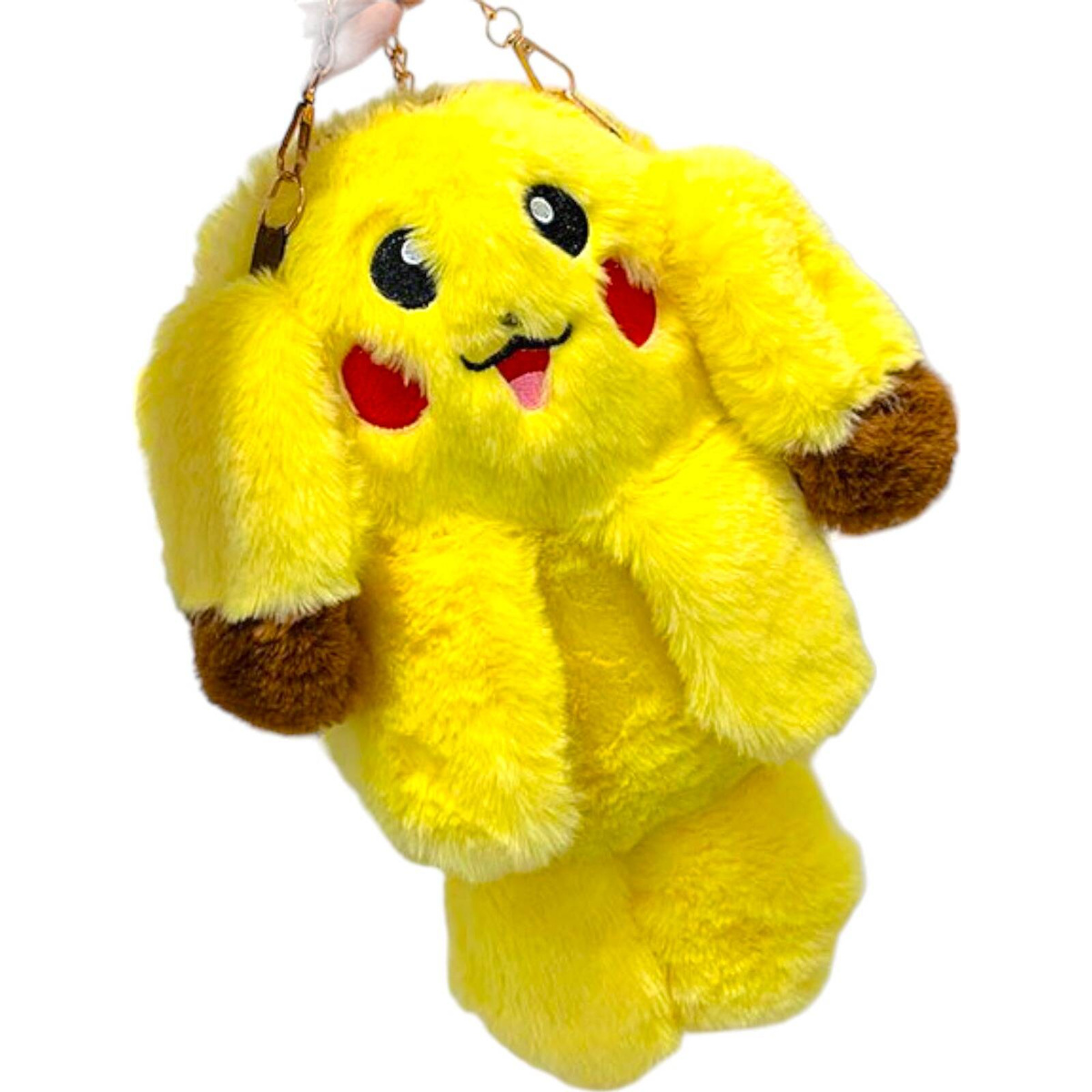 PLUSZOWA TOREBKA KRÓLICZEK KRÓLIK PLECAK 2w1 PIKACHU NA ŁAŃCUSZKU KIGURUMI