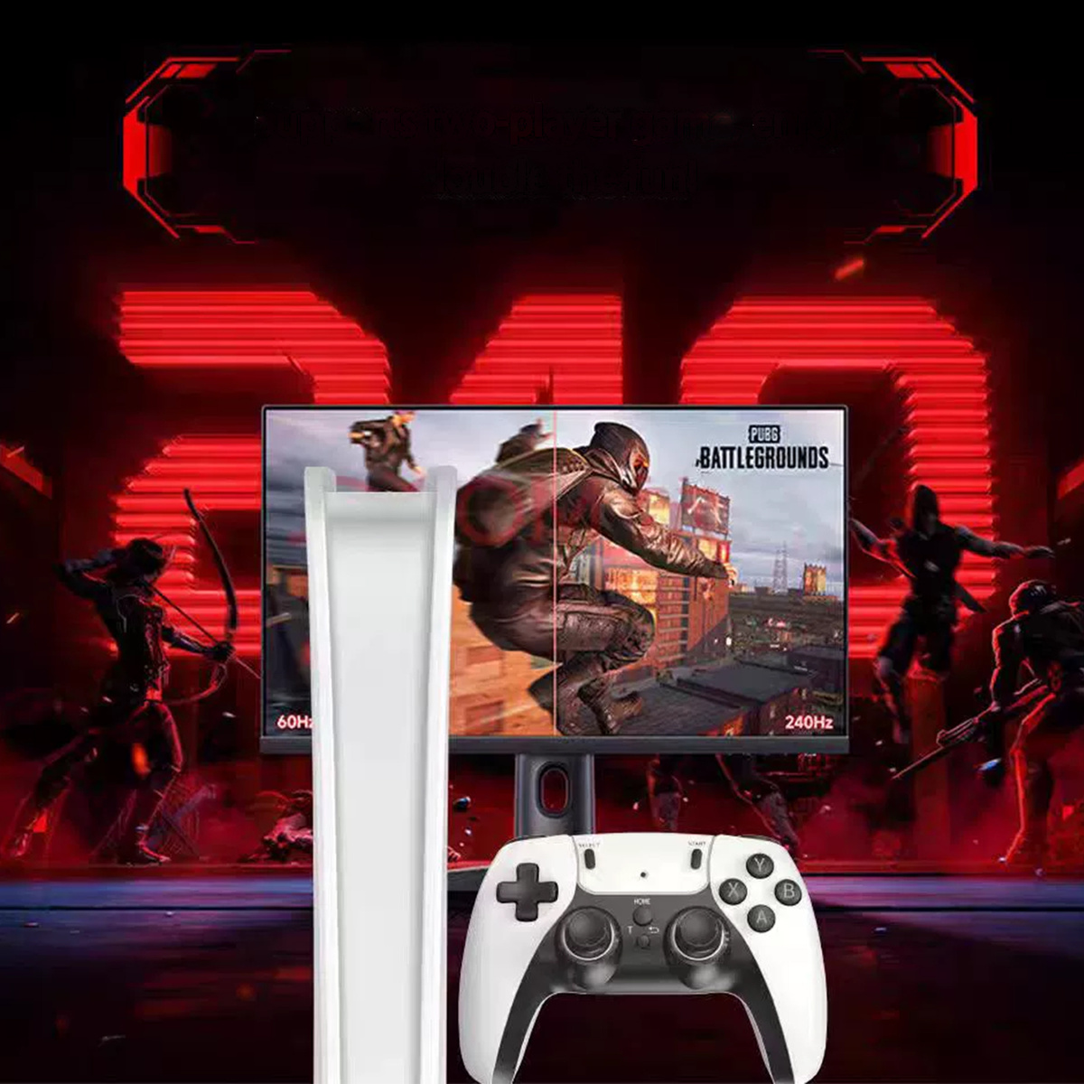 KONSOLA DO GIER RETRO GAME STICK PRO NOWOŚĆ 2025R HDMI 2 PADY MENU PL 64 GB