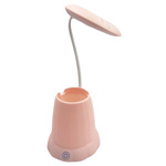 LAMPKA BIURKOWA Z POJEMNIKIEM LED USB PODSTAWKA NA TELEFON  DLA DZIECI