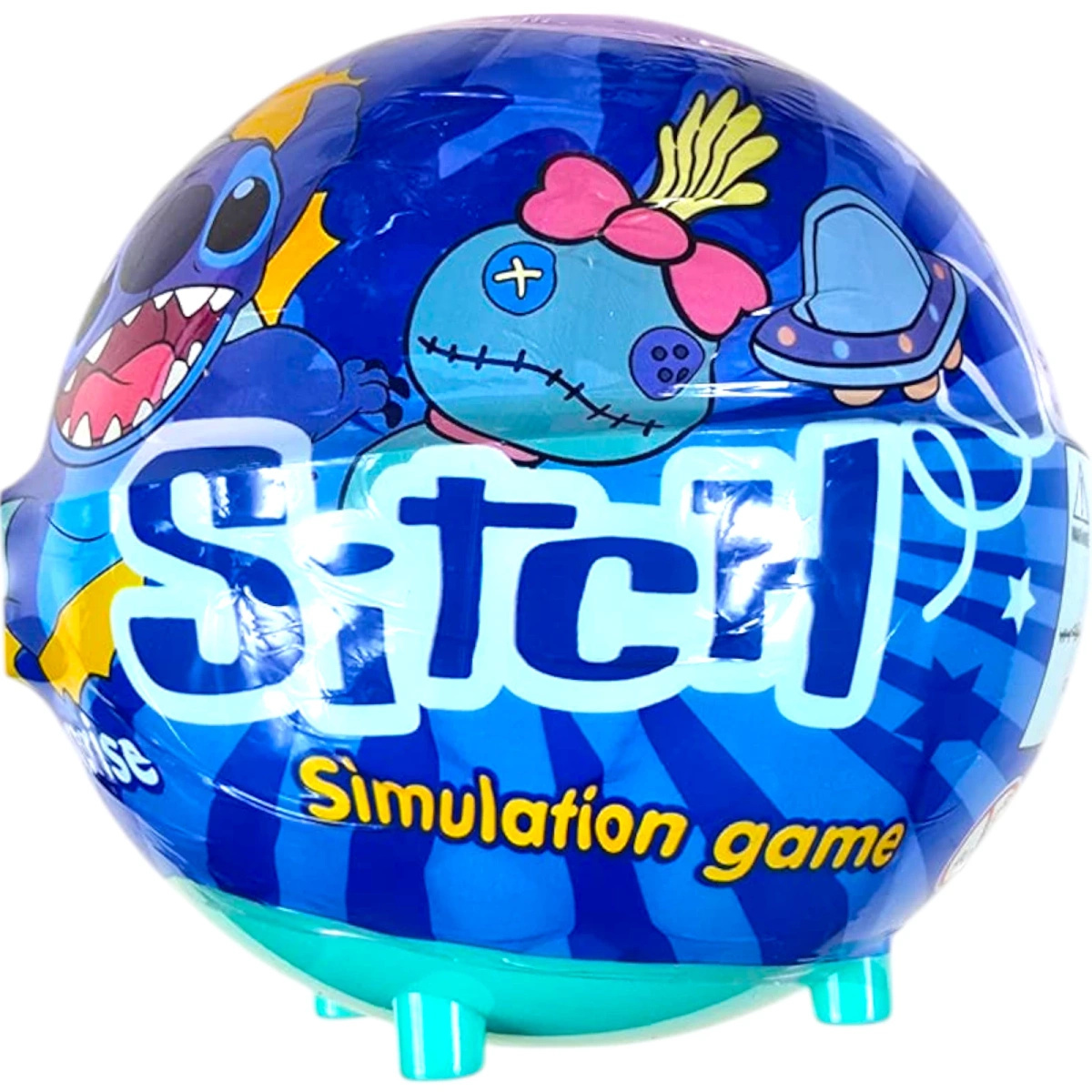 LILO I STICH KULA NIESPODZIANKA FIGURKA BRELOCZEK W KULI STITCH + AKCESORIA