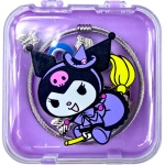 ZESTAW BIŻUTERII KUROMI BRANSOLETKA Z 9 ZAWIESZKAMI KREATYWNY PREZENT