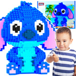 KLOCKI KONSTRUKCYJNE LILO I STICH DUŻA FIGURKA STITCH 3636 ELEMENTY ZESTAW
