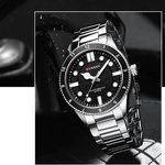 NOWOCZESNY ELEGANCKI ZEGAREK MĘSKI CURREN STAL NIERDZEWNA STYL DIVER KOLORY