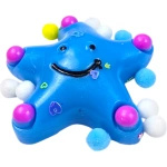 GNIOTEK ANTYSTRESOWY SENSORYCZNY GWIAZDKA Z POSYPKĄ SQUISHY GWIAZDA MOCHI