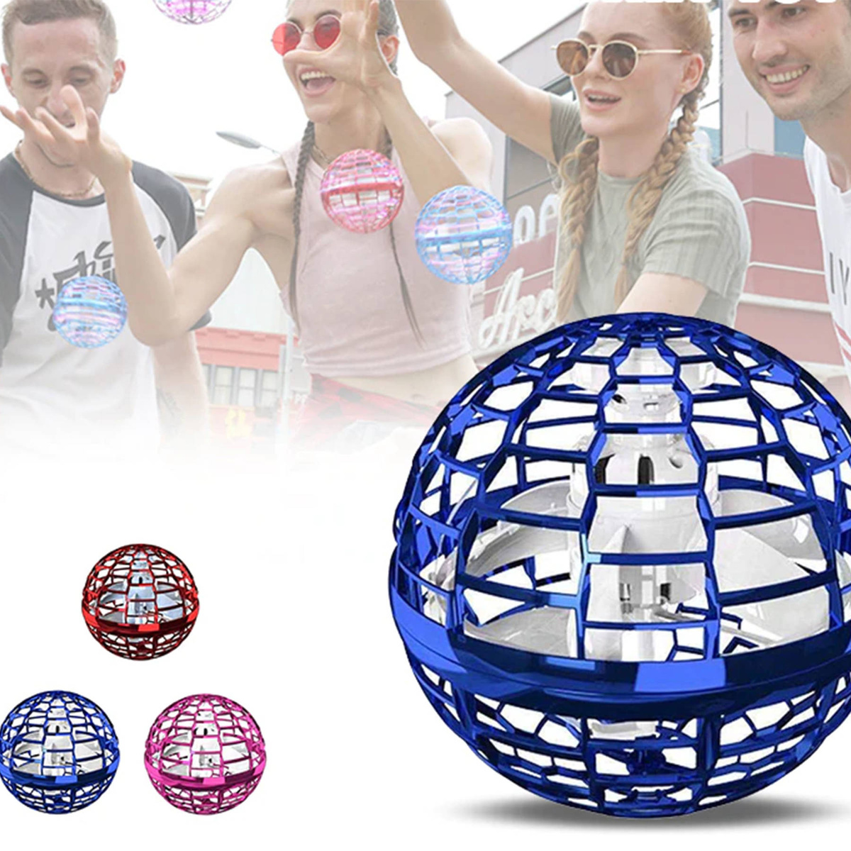 KOSMOKULAA LATAJĄCA KULA UFO PIŁKA ŚWIECĄCA STEROWANA RĘKĄ DRON NA PREZENT