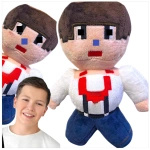 MINECRAFT PLUSZOWA MASKOTKA MAŁY STEVE DZIECKO POSTAĆ Z GRY PRZYTULANKA