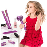 ZESTAW DO STYLIZACJI WŁOSÓW 6w1 SUSZARKA LUSTERKO AKCESORIA FRYZJERSKIE