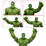 HULK DUŻA RUCHOMA FIGURKA INTERAKTYWNA 30cm DŹWIĘK ŚWIATŁO AVENGERS BOHATER