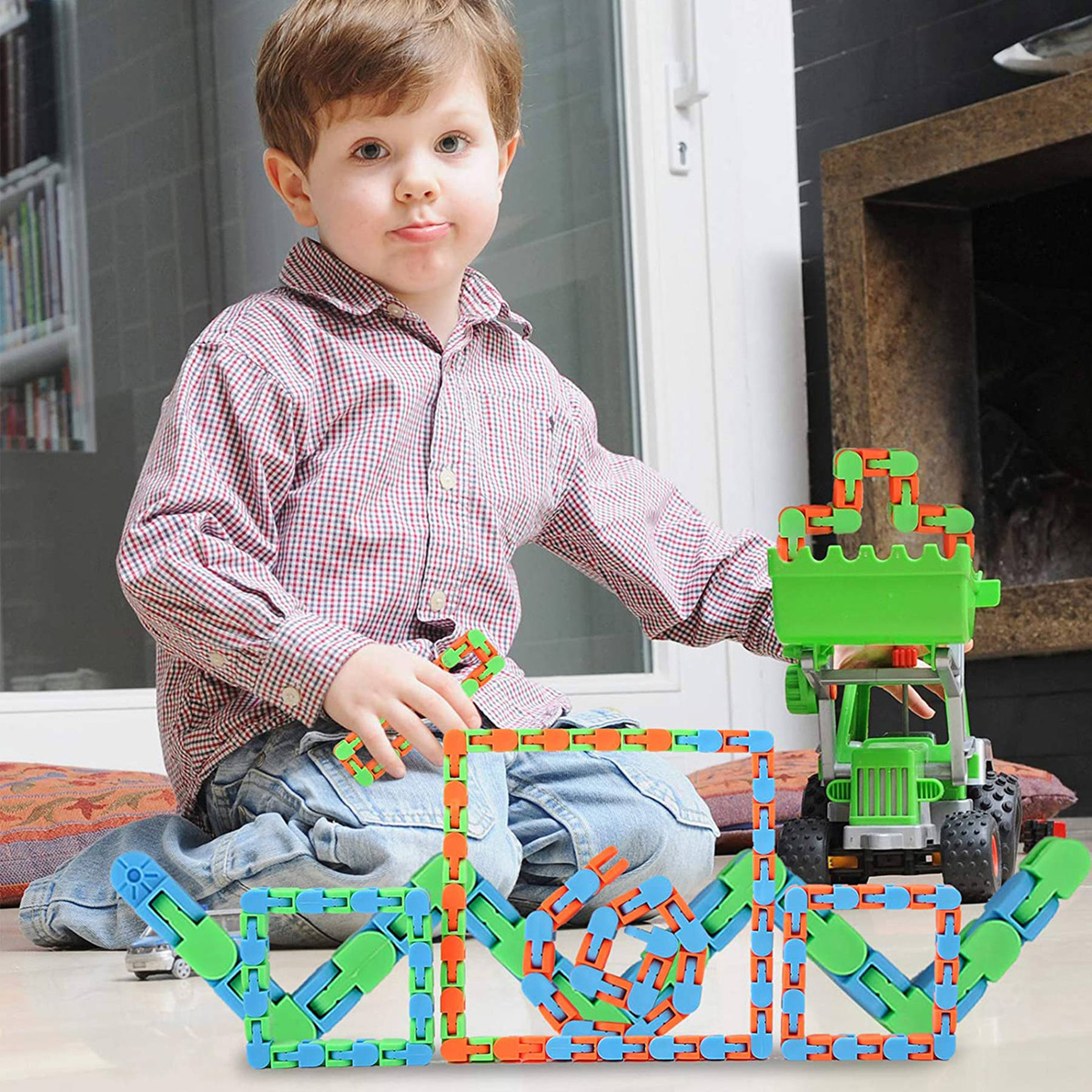 WĄŻ UKŁADANKA ŁAŃCUCH KREATYWNA ZABAWKA MAGICZNY GRA DLA DZIECI DZIECKA GRY