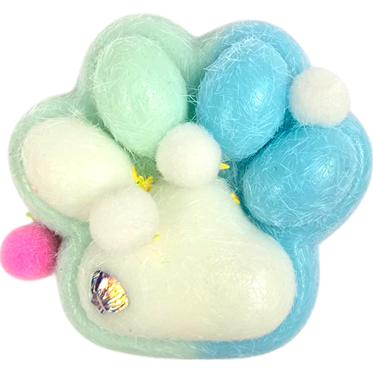 KOCI ŁAPKA GNIOTEK ANTYSTRESOWY SENSORYCZNY FIDGET PSIA ŁAPA SQUISHY PUSH