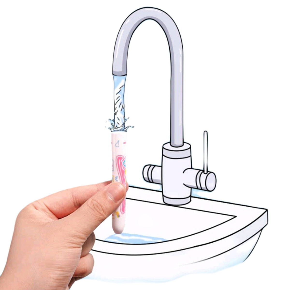 KOLOROWANKA WODNA + MAGICZNY FLAMASTER KOSMICZNA 4 OBRAZKI NOTES EDUKACYJNY