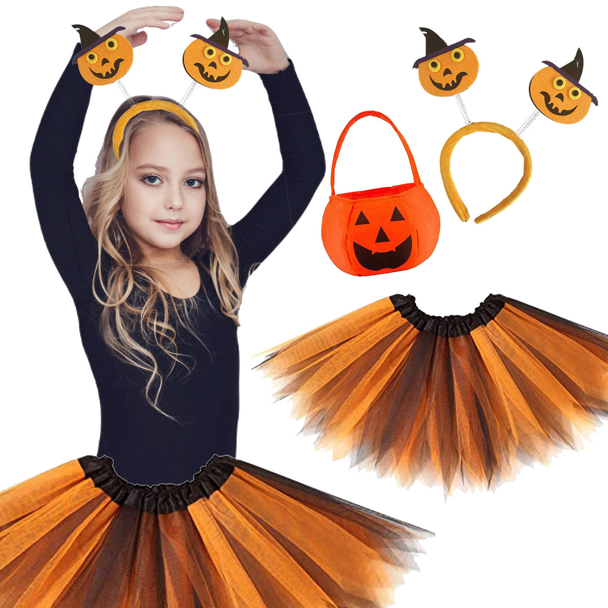 Strój Dla Dzieci Zestaw 3w1 Dynia