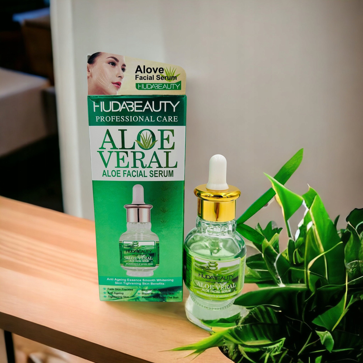 SERUM DO TWARZY Z WYCIĄGIEM Z ALOESU 40ml GŁĘBOKIE NAWILŻENIE I UKOJENIE