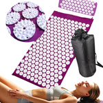 MATA DO AKUPRESURY DO MASAŻU Z KOLCAMI ZDROWOTNA RELAKSUJĄCA PODUSZKA TORBA