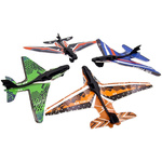 PISTOLET WYRZUTNIA SAMOLOTÓW AUTOMAT + 4 SAMOLOTY ZESTAW RZUTKA SZYBOWIEC