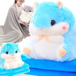 CHOMIK Z KOCYKIEM DUŻA MASKOTKA PRZYTULANKA PODUSZKA KOCYK PLUSZAK 35CM