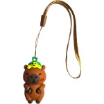 ZEGAREK 3D Z PROJEKTOREM DLA DZIECI KAPIBARA + BRELOCZEK CAPYBARA WYŚWIETLA