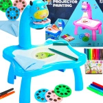 TABLICA DO RYSOWANIA Z PROJEKTOREM MAGICZNY STOLIK DO MALOWANIA DUŻY XL 