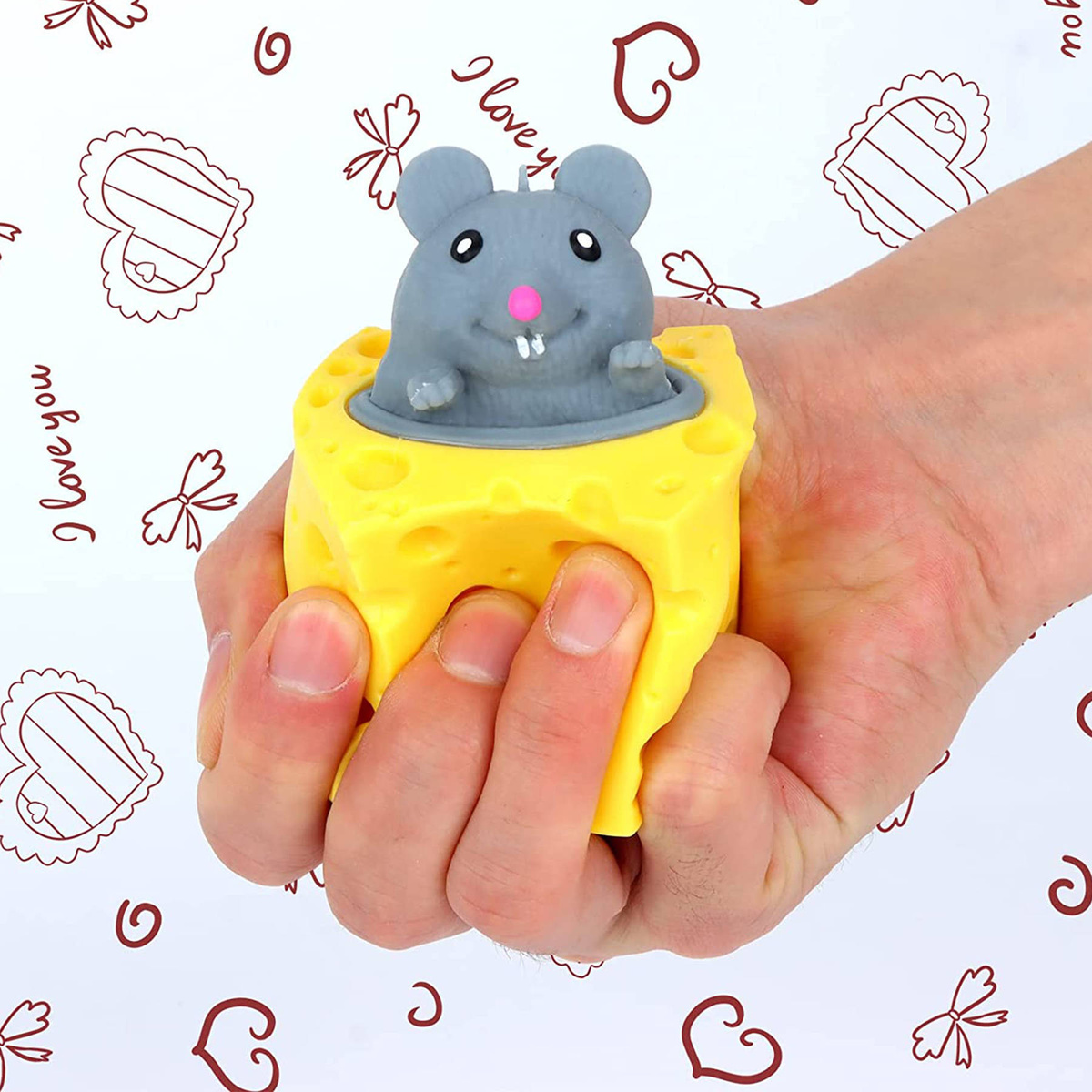 MOCHI SQUISHY GNIOTEK MYSZKA W SERZE ANTYSTRESOWY MYSZ ZABAWKA ANTYSTRESOWA