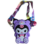 UROCZA TOREBKA DLA DZIEWCZYNKI KUROMI SILIKONOWA POJEMNA PORTFELIK KAWAII