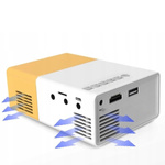 PRZENOŚNY MINI RZUTNIK PROJEKTOR LED FULL HD PRO KINO W DOMU FILMY BAJKI