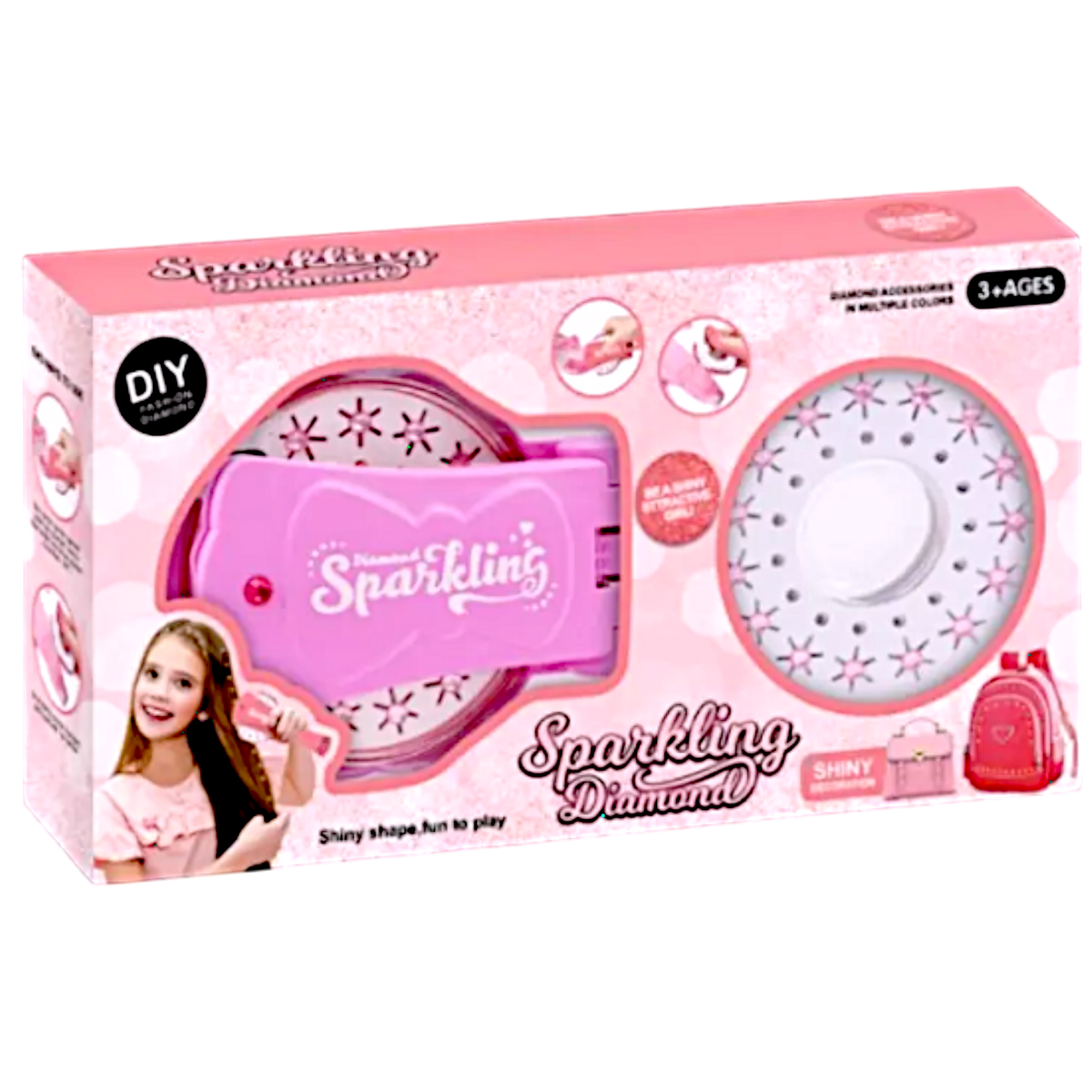 ZESTAW DO TWORZENIA DIAMENTÓW KRYSZTAŁKI OZDOBY NA UBRANIA MASZYNKA SZABLON