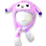 CZAPKA Z RUCHOMYMI USZAMI ZIMOWA KUROMI ŁAPKI RUCHOME USZY ŚWIECĄCE ŚWIECI