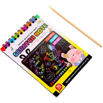 ZDRAPYWANKA TĘCZOWA NOTES WYDRAPYWANKA 10szt RYSIK NOTATNIK EDUKACYJNY